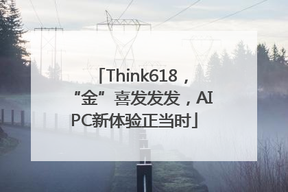 Think618，“金”喜发发发，AIPC新体验正当时