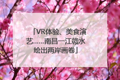VR体验、美食演艺……南昌一江赣水绘出两岸画卷